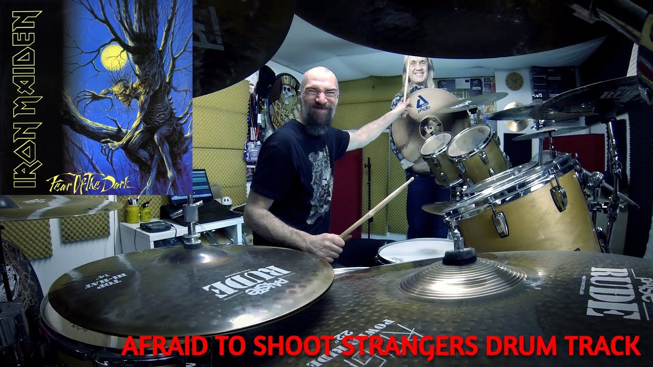 Iron Maiden - Afraid to Shoot Strangers DRUM TRACK by Edo Sala