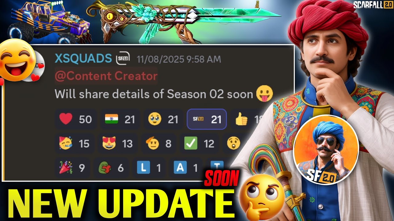 New Update Coming Soon 🤯 Session 2 Leaks 🧐 Scarfall 2.0 