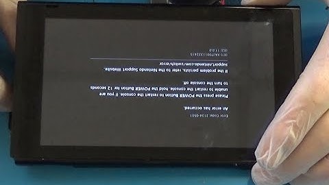 2134-0501 Error Code Repair Nintendo Switch