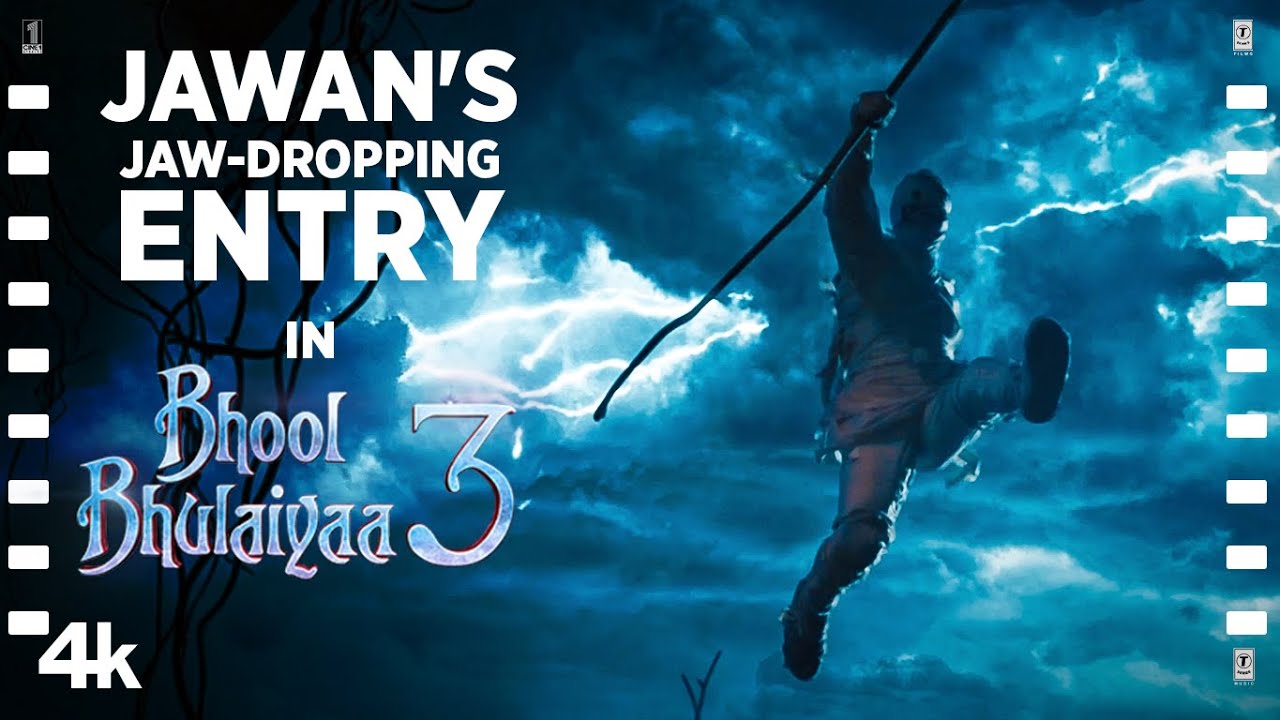 Jawan's Jaw-Dropping Entry in Bhool Bhulaiyaa 3!😲