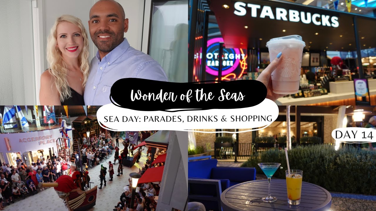 Sea Day Parades & Onboard Shops | Wonder of the Seas Vlog | Cruise ...