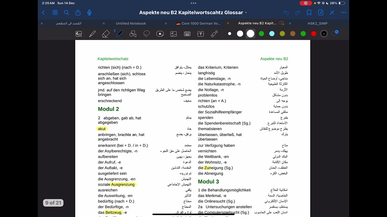 How I train myself to memorize German & Chinese vocabulary all at once?