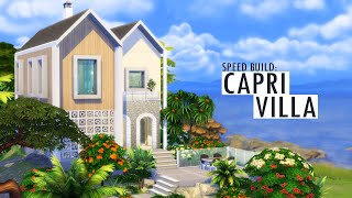 CAPRI VILLA - Speed Build | The Sims 4