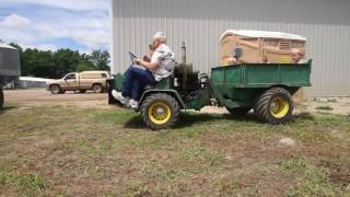 4 Wheel Drive Articulated Utility Vehicle (homemade)