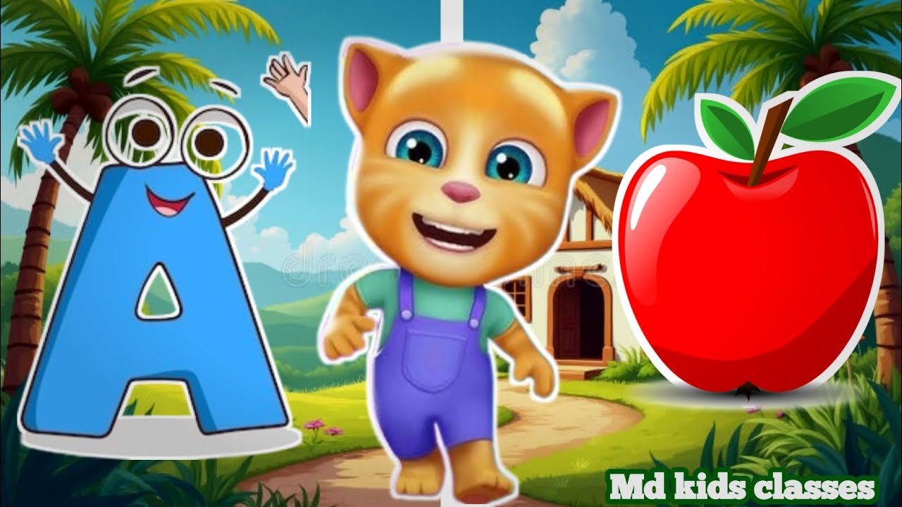 Phonics Song 2 with TWO Words in 3D - A For Apple - ABC Alphabet Songs ...
