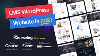 Make Online Courses, LMS WordPress and Educational Websites like Udemy with Coureslog