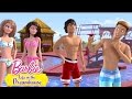 Barbie tiene la fiesta de piscina perfecta   life in the dreamhouse  barbie en espaol latino