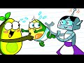 Vegetable Stays with ROBOT NANNY || Strange Babysitter vs Kid by Avocado Couple