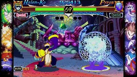 Hsien-Ko VS Pyron boss fight