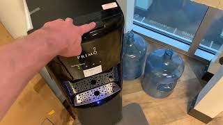 Primo Bottom Loading Self Sanitizing Water Dispenser, 3 Temp Hot Cool Cold Water Cooler Water Dispen