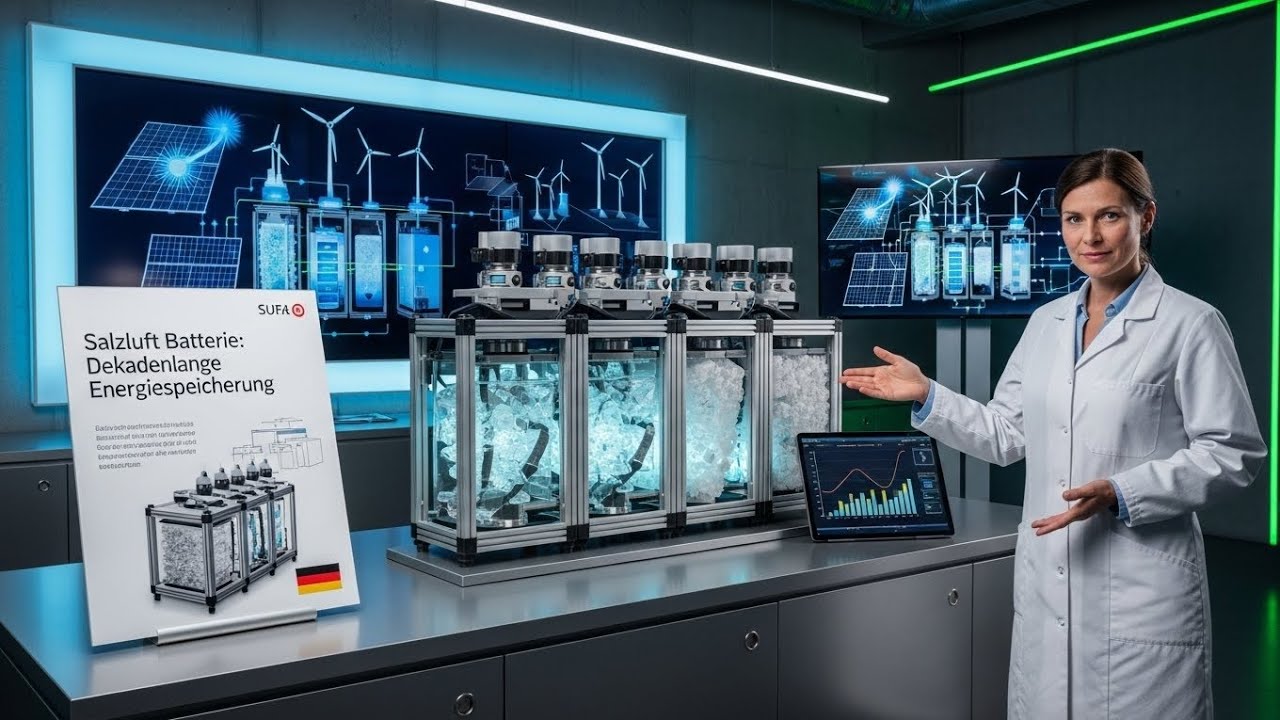 Германия создала революционную соляно-воздушную батарею, которая хранит возобновляемую энергию на...