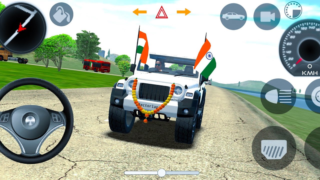 Real 3D Car wala game | modified Mahindra 🚘 thar wala game gadi wala gameplay !? 