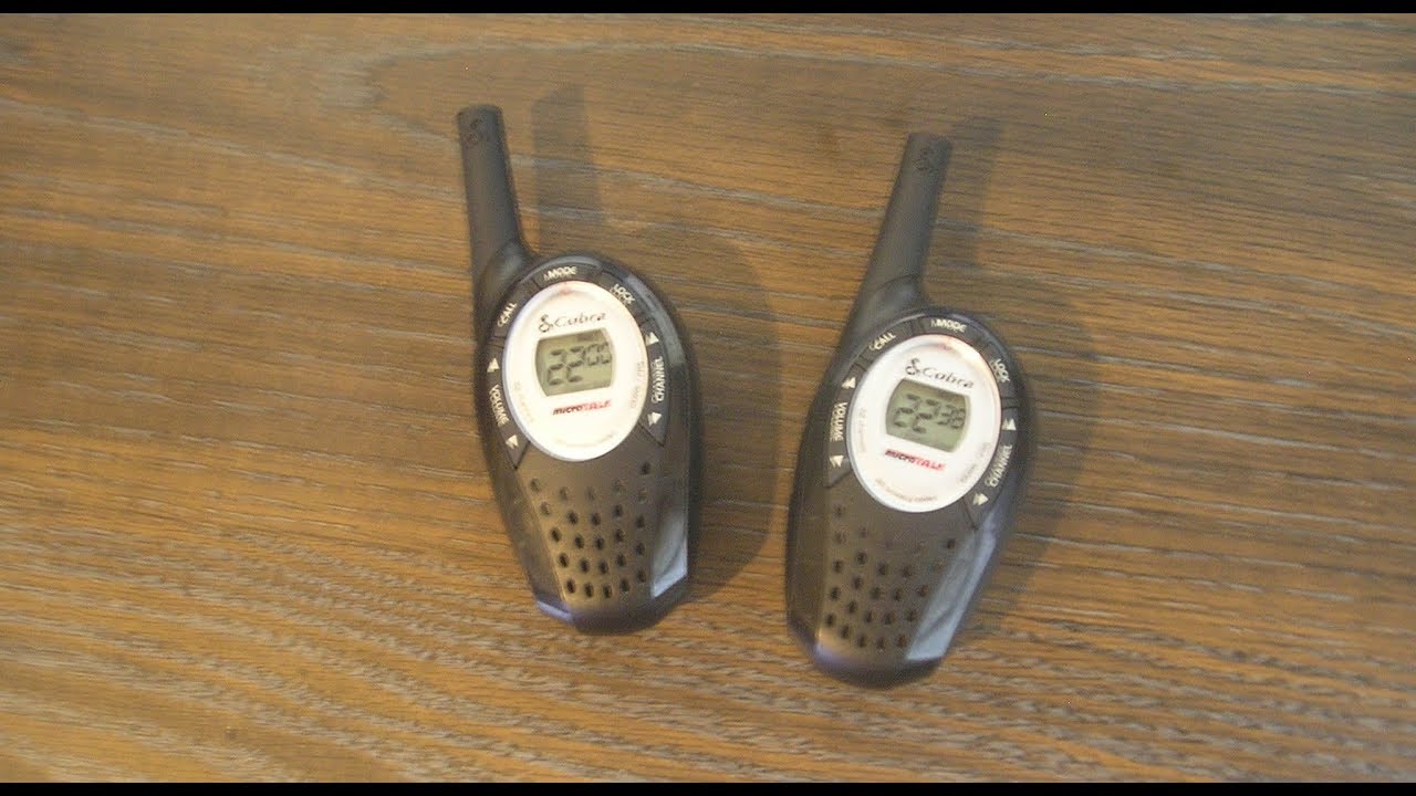 Cobra MicroTalk Walkie Talkie, Range test and Review - YouTube