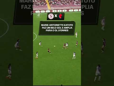 KATOTO FAZ UM BELO E AMPLIA PARA O OL LYONNES NA CHAMPIONS #shorts