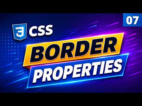 CSS Border Property | How to Add Border in CSS | Learn CSS Bangla (07)