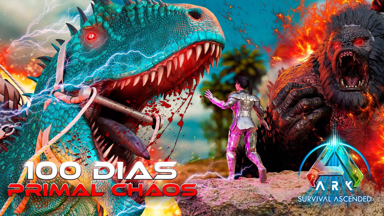 SOBREVIVO 100 DÍAS En El MOD Más DIFÍCIL De ARK ASCENDED