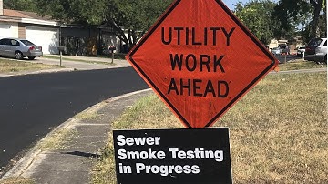SMOKE TESTING THE SEWER SYSTEM