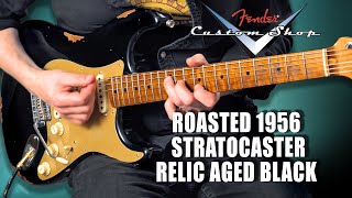 Fender Custom Shop Roasted 1956 Stratocaster Relic Aged Black | Let The Tones Do The Talking..