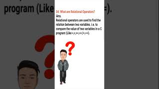 What a relational operator ❓| #cprogramming | #shorts  | Nameste coders