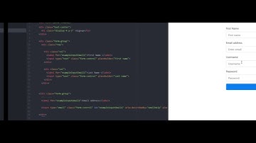 Code Explained - How to build a bootstrap signup form and center it on the page