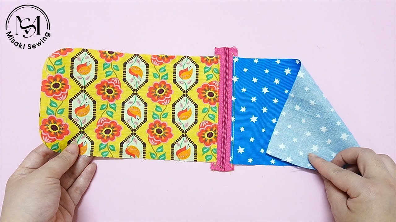 So Easy Diy 💟 How to make a coin purse with a zipper compartment YouTube