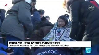 L'astronaute Christina Koch revient 