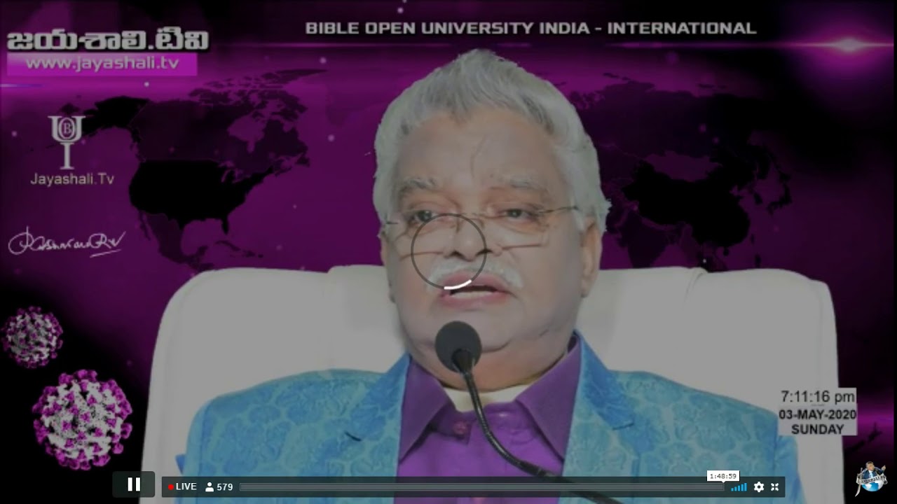 Sundas Rao Sensational message by P D Sundar rao on history of israel - YouTube