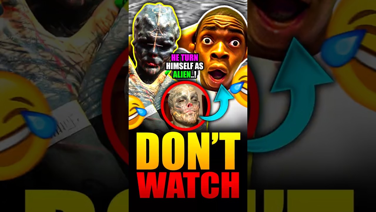 He Transformed Himself Into An Alien..👽 