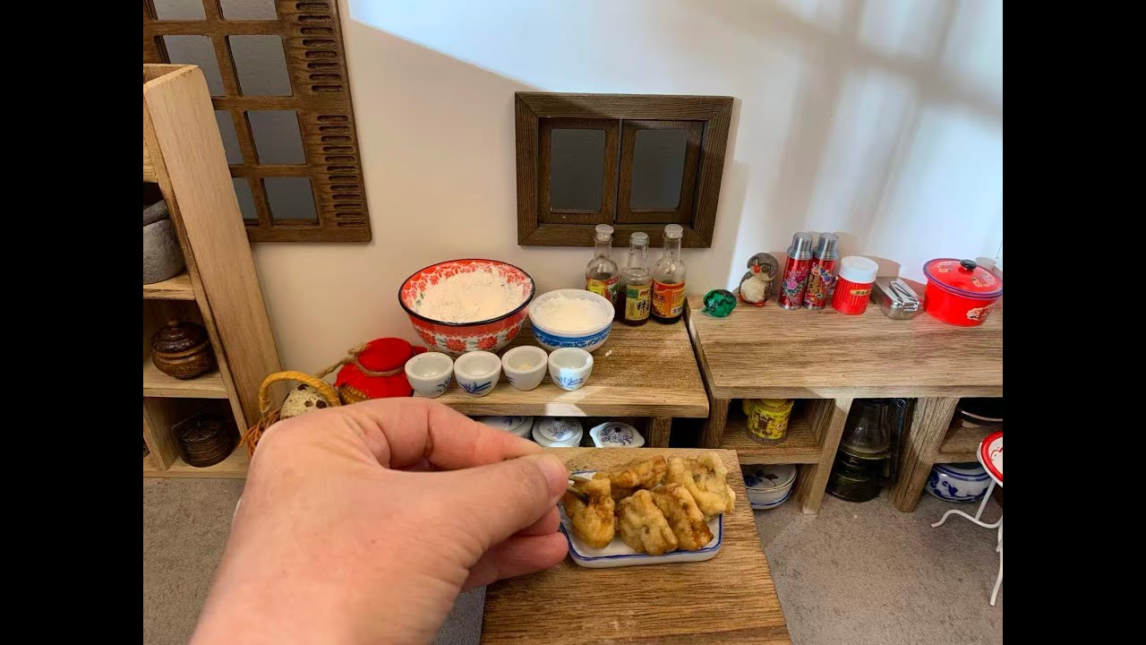 Zha Qie He | Fried Eggplant Sandwiches | Miniature Tiny Cooking