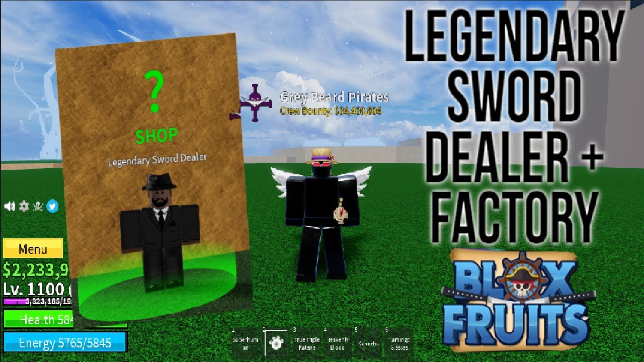 How to find the legendary sword dealer in Blox Fruits