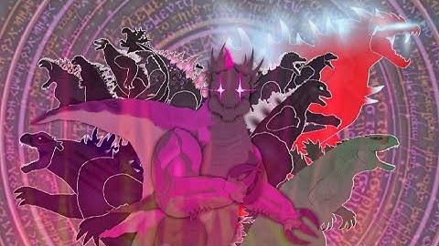 All Godzillas Vs Bagan Vs True Form Ultima | Animation |