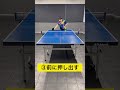 【卓球】3ステップで分かるフォアフリック #Shorts