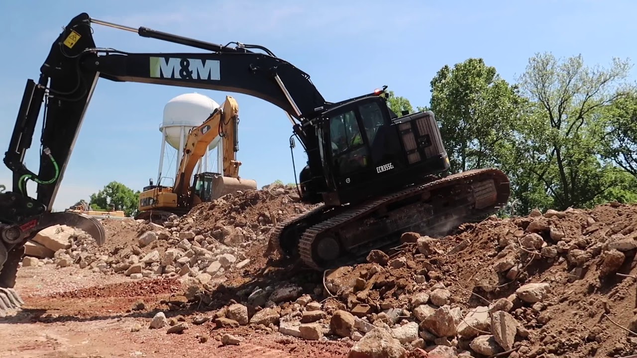 CONCRETE CRUSHER in action! - YouTube