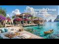 Calm Morning Jazz | Tranquil Seaside Apartment & Ocean Waves for Positive Mood