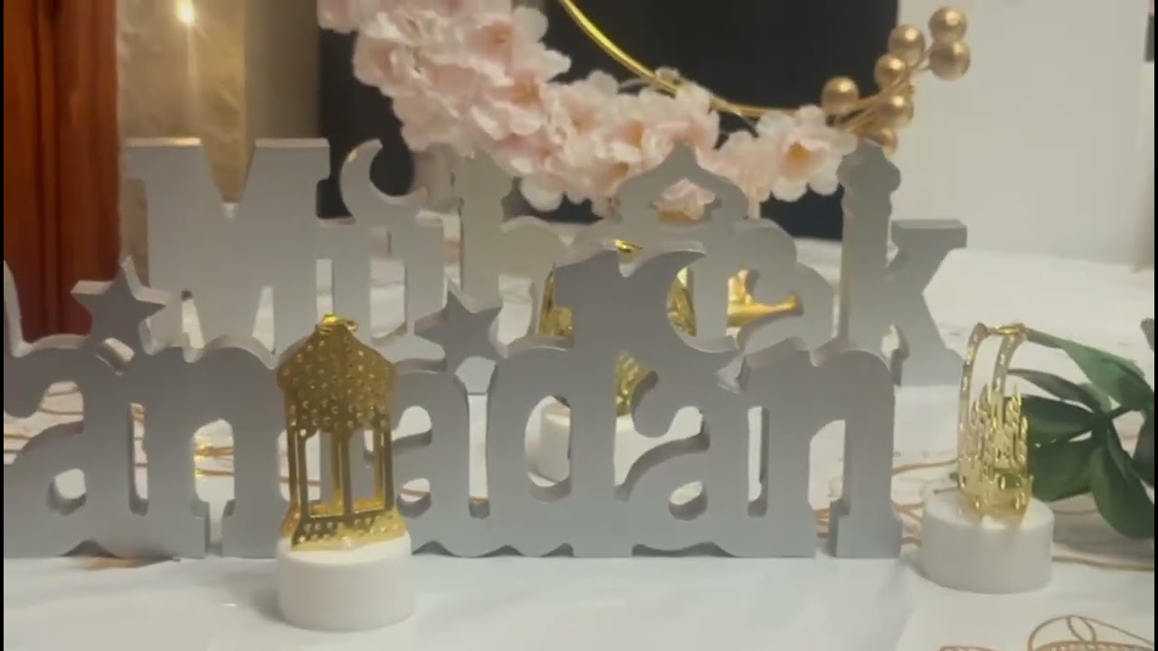 Decorating for the most blessed month! #2026 #ramadankareem #blessed #sabr #respect #fasting #beauty