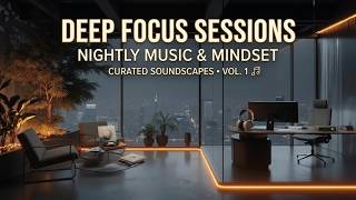 Deep Focus Chill Music for Productive Flow State | Chillstep Downtempo for Office Deep Work