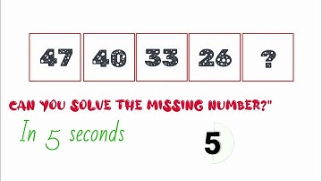 "Crack the Code: Find the Missing Number" |Mind Test | #maths