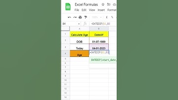 #datedif #date #if #exceltutorial #excel #excelformulas I Use of Datedif Formula in Excel I #shorts