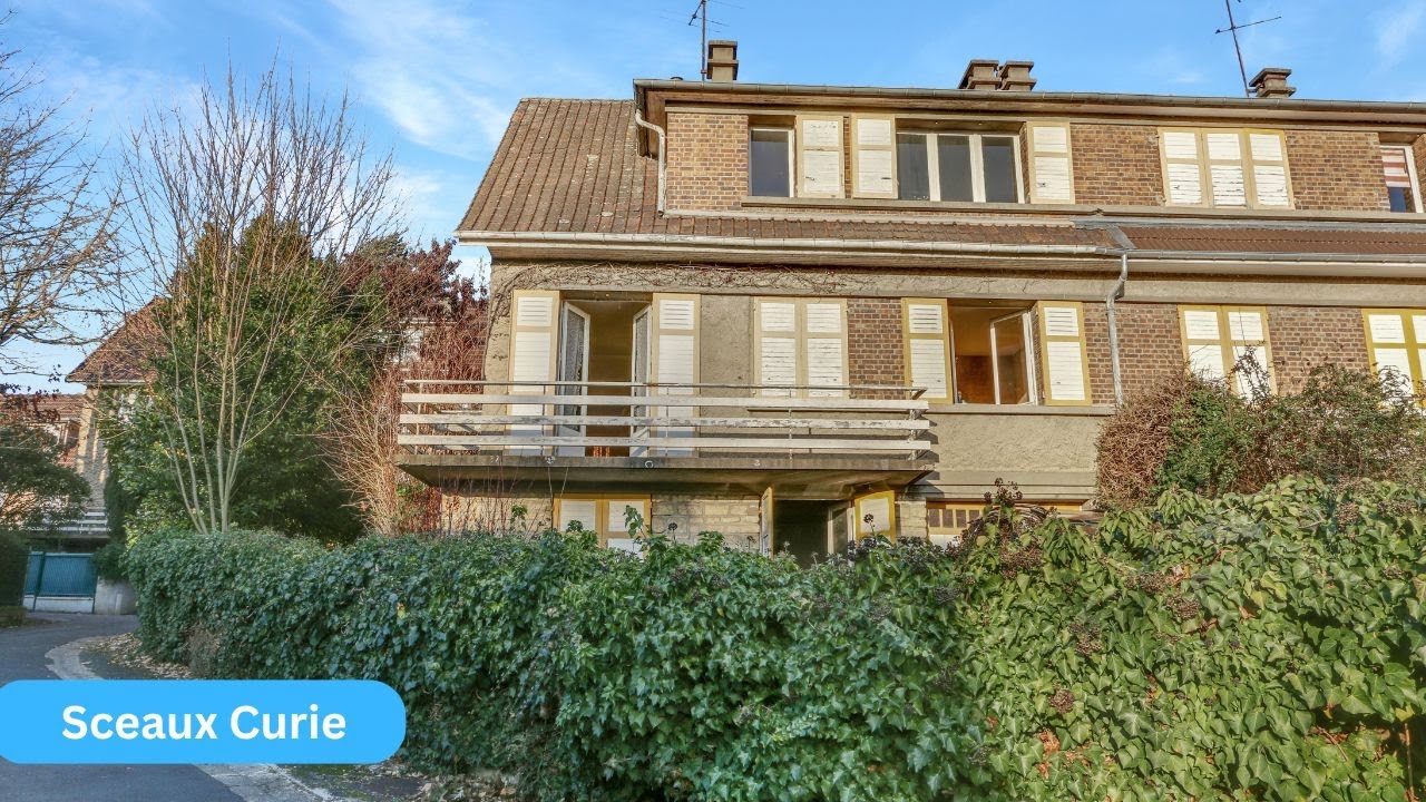 Et si votre prochain chez-vous était cette maison avec jardin à Sceaux ?