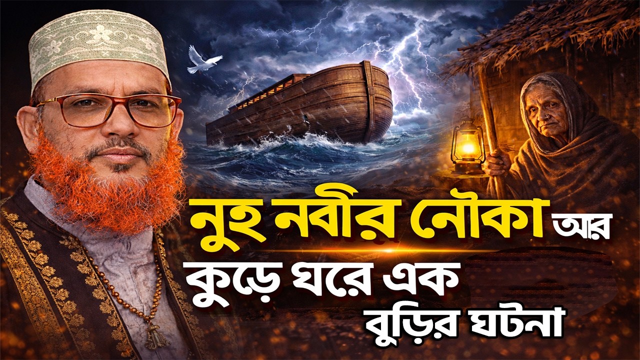 নূহ (আঃ) ও এক বুড়ির ঘটনা | আল্লামা দেলোয়ার হোসেন সাঈদী | Emotional Bayan