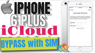 iPhone 6 Plus IOS 12.5.5 Bypass (iCloud) Passcode Disable  with Signal 101% free