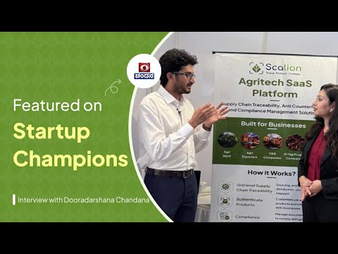 @shreebhat, our Managing Director briefs about our Agritech SaaS Platform on @DoordarshanChandana - video from Scalion Commerce
