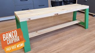 Como Fazer Um Banco Super Fácil