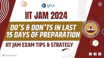 IIT JAM 2024 | Do