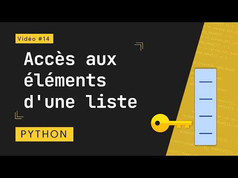 Vidéo: Comment trouver l'index d'un élément de tableau en Python ?