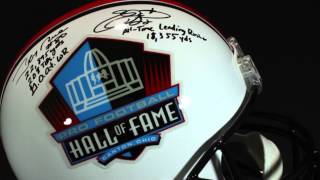 Auction: Emmitt Smith & Jerry Rice Signed Full-Size Hall of Fame Helmet with Inscriptions