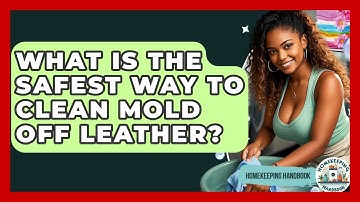 What Is The Safest Way To Clean Mold Off Leather? - Homekeeping Handbook