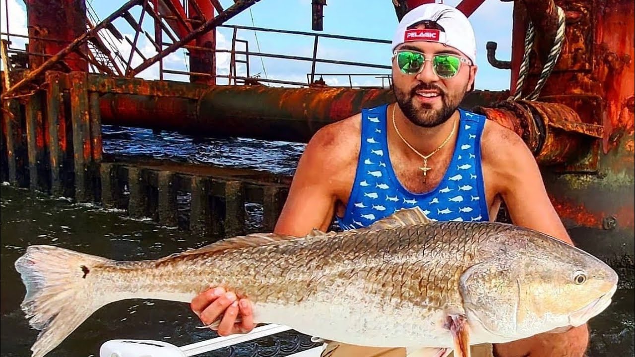 Fishing Venice Louisiana Oil Rigs Redfish Snapper Cobia YouTube