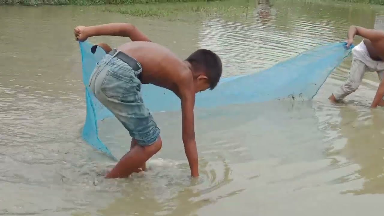 amazing net fishing videos in pond,fishing videos new 2023,new carp fishing videos 2023