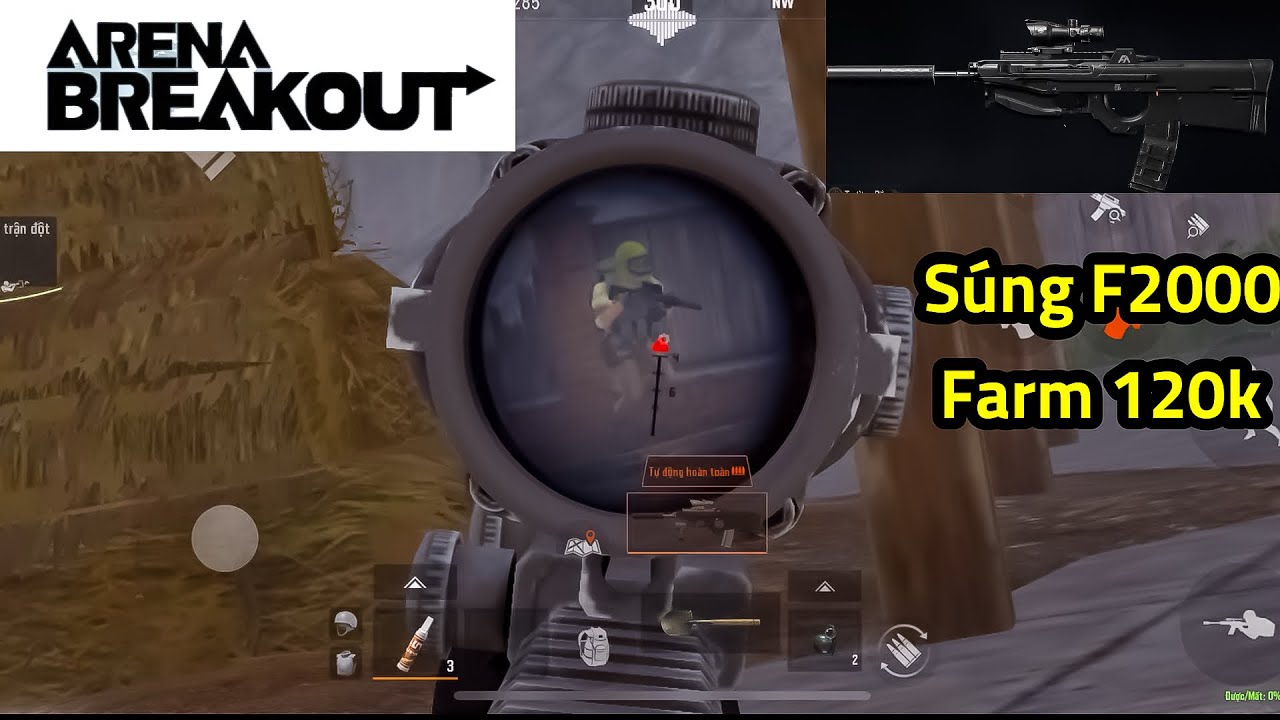 Arena Breakout S10 - Súng F2000 Map Farm 120K